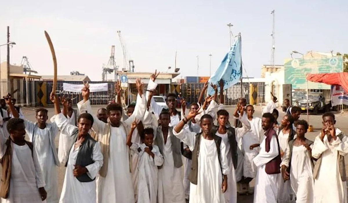 Protest against the transitional government